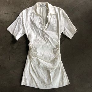 white Zara mini dress